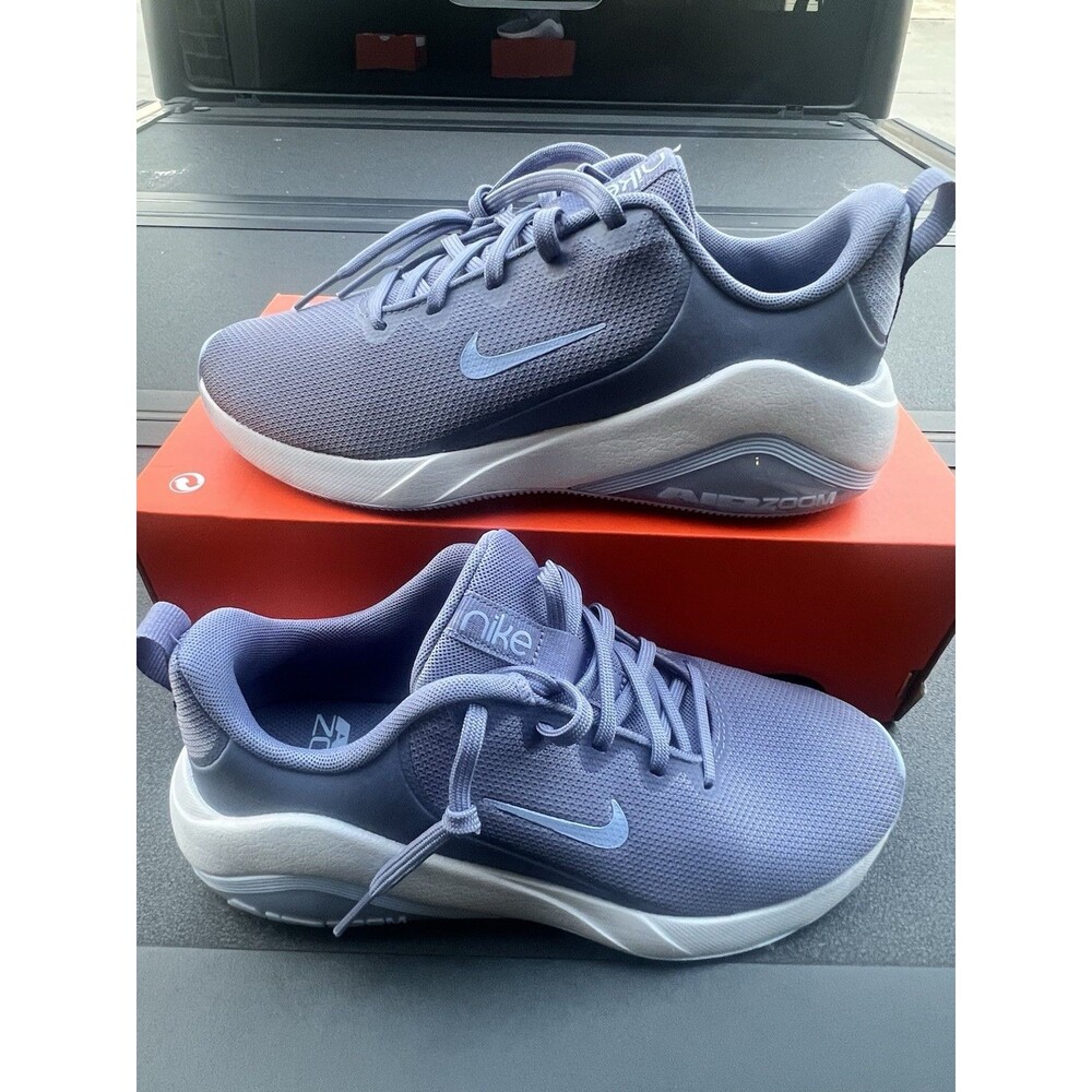 Nike Zoom Bella 7 Indigo Aluminum Grey Low Top 8.5 Women's Sneaker FZ1689-401